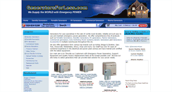 Desktop Screenshot of generatorsforless.com